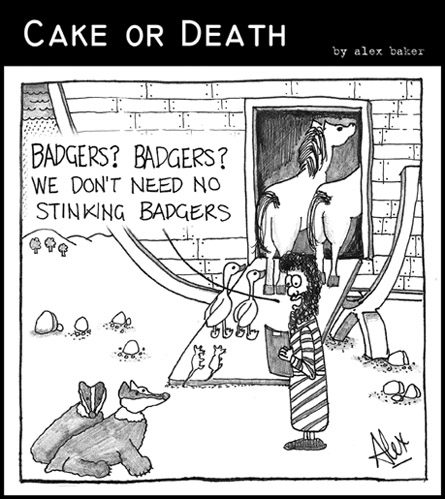 badgers cartoon