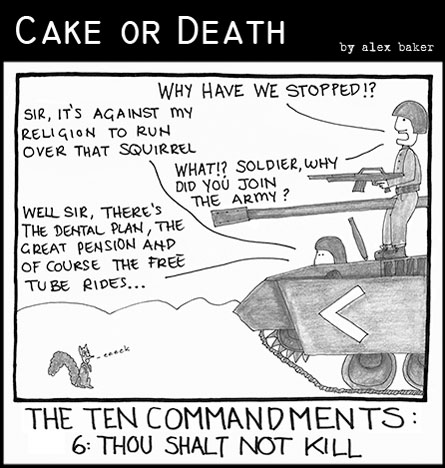 army tanks cartoon. Cartoon commandment 6
